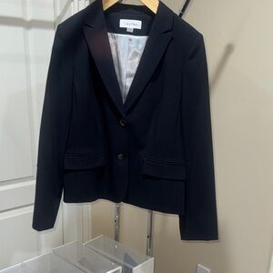 Calvin Klein Women's Elegant Black Suit Jacket